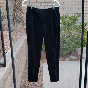ASOS Velvet Tailored Cigarette Pants in Black size 6 US